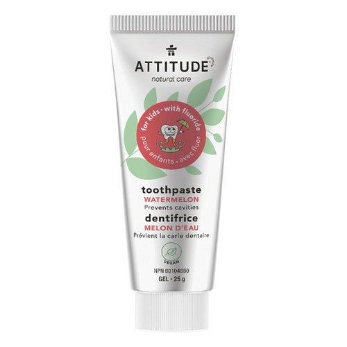 Kids Fluoride Toothpaste Watermelon 25 Grams by Attitude