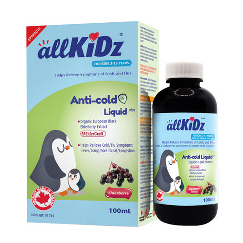Anti-Cold Liquid Plus 100 Ml by Allkidz Naturals Inc.