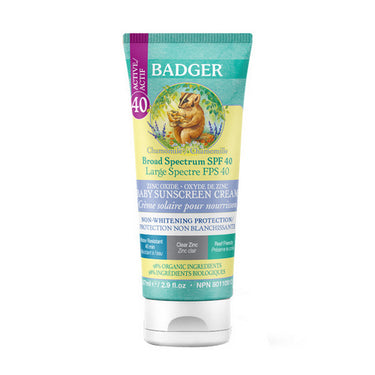 SPF 40 Baby Clear Zinc Sunscreen 87 Ml by Badger Balm