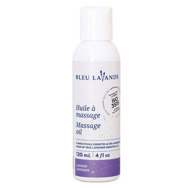 Lavender Massage Oil 120 Ml by Bleu Lavande