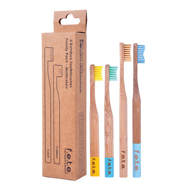 Toothbrush Fantastic Family 4-Pack 4 Count by F.e.t.e.