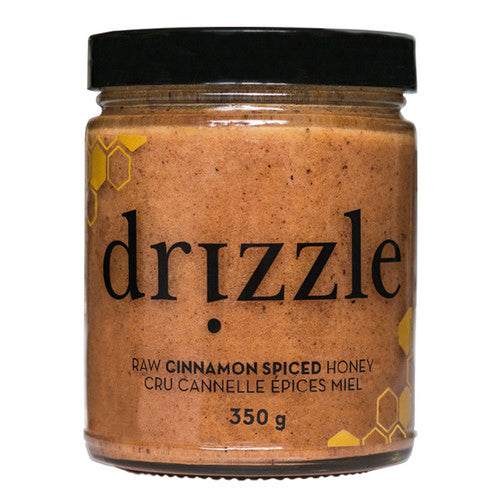 Cinnamon Spiced Raw Honey 350 Grams by Drizzle Honey