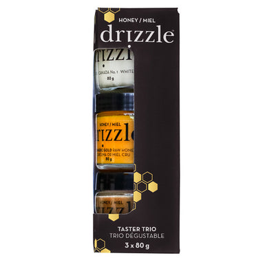 Taster Trio Honey Mini 80 Grams by Drizzle Honey