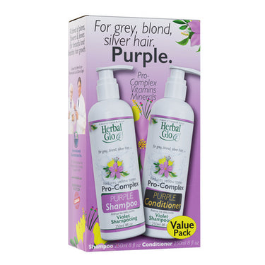 Pro-Complex PURPLE Shampoo and Conditioner 2 Count by Herbal Glo