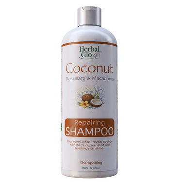 Herbal Glo, Coconut Rosemary Macadamia Shampoo, 350 Ml