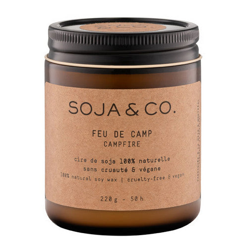 Soy Wax Candle Campfire 220 Grams by SOJA&CO.