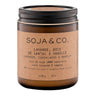 Soy Wax Candle Lavender Sandal & Vanilla 220 Grams by SOJA&CO.