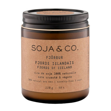 Soy Wax Candle Fjords Of Iceland 220 Grams by SOJA&CO.