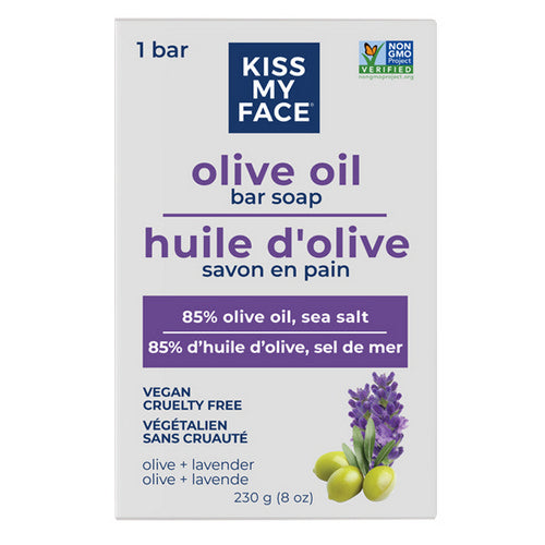 Bar Soap Olive & Lavender 230 Grams by Kiss My Face