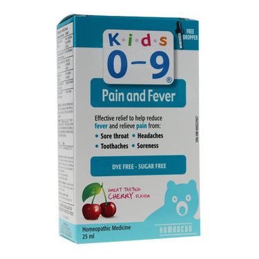 Kids 0-9 Pain And Fever 25 Ml by Homeocan