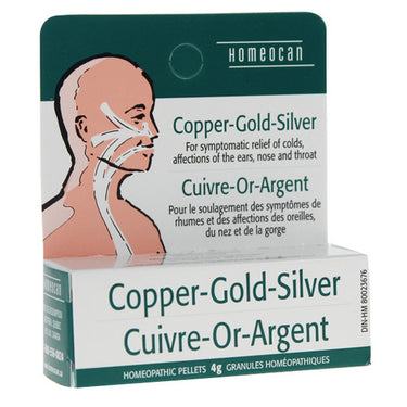 Copper-Gold-Silver Pellets 4 Grams by Homeocan