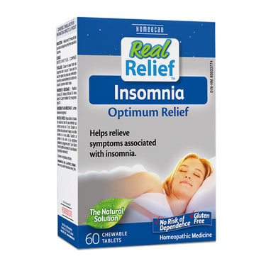 Real Relief Insomnia 60 Tabs by Homeocan