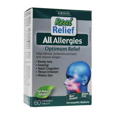 Real Relief All Allergies 60 Tabs by Homeocan