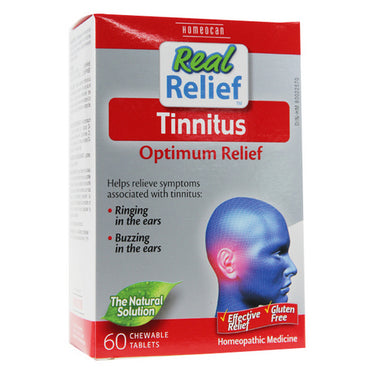 Real Relief Tinnitus 60 Tabs by Homeocan