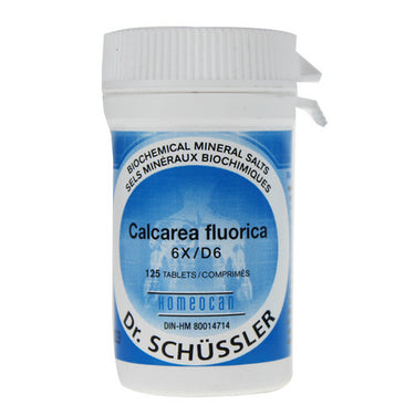 Calcarea Fluorica 6X 125 Tabs by Homeocan