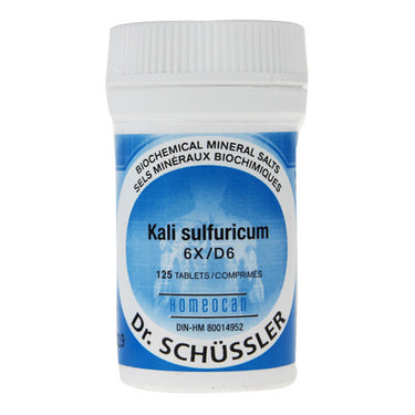 Kalium Sulfuricum 6X 125 Tabs by Homeocan