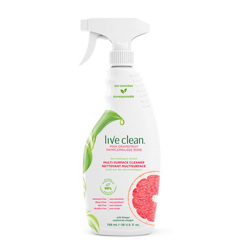 Pink Grapefruit Multi Surface 768 Ml by Live Clean
