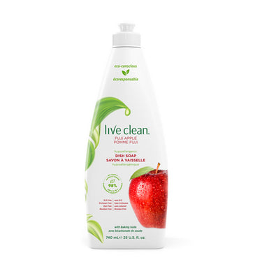 Fuji Apple Dish Soap 740 Ml by Live Clean