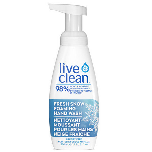 Holiday Fresh Snow Hand Wash 400 Ml by Live Clean