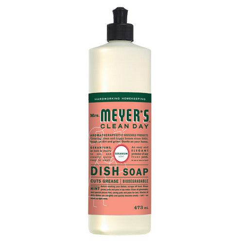 Dish Soap Geranium 473 Ml by Mrs. Meyers Clean Day