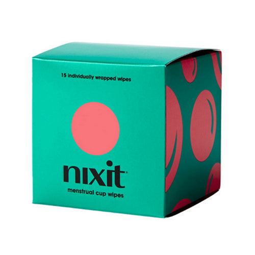 Menstrual Cup Wipes 15 Each by Nixit