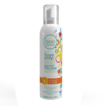 Kids 3-in-1 Foam Soap Orange 232 Grams by Boo Bamboo
