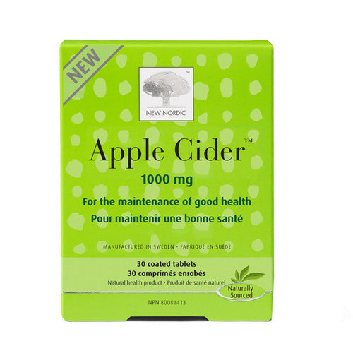 Apple Cider 1000 Mg 30 Tabs by New Nordic