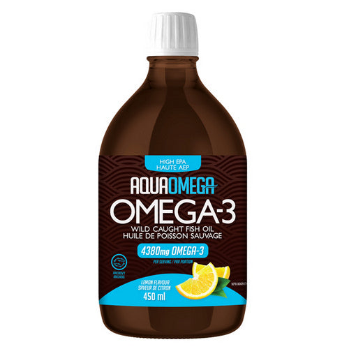 AquaOmega High EPA Lemon 450 Ml by AquaOmega