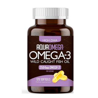 AquaOmega 1:5 High DHA 120 Softgels by AquaOmega