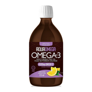 AquaOmega 1:5 High DHA Lemon 225 Ml by AquaOmega