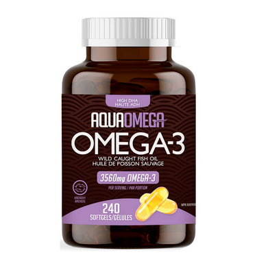 AquaOmega 1:5 High DHA 240 Softgels by AquaOmega