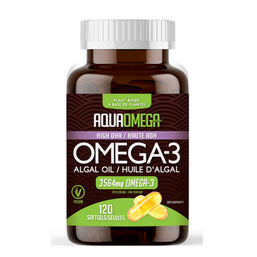 AquaOmega Vegan 120 Softgels by AquaOmega