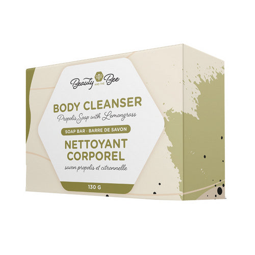 Body Cleanser Propolis Soap emongrasss 130 Grams by Beauty and the Bee