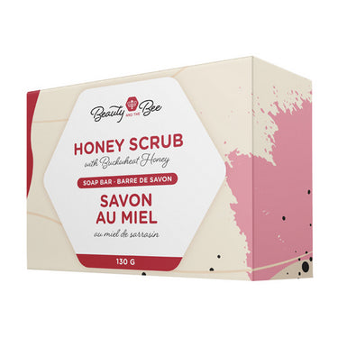 Honey Scrub with Buckwheat Soap 130 Grams by Beauty and the Bee