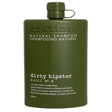 Routine, Dirty Hipster No. 4 Natural Shampoo, 350 Ml