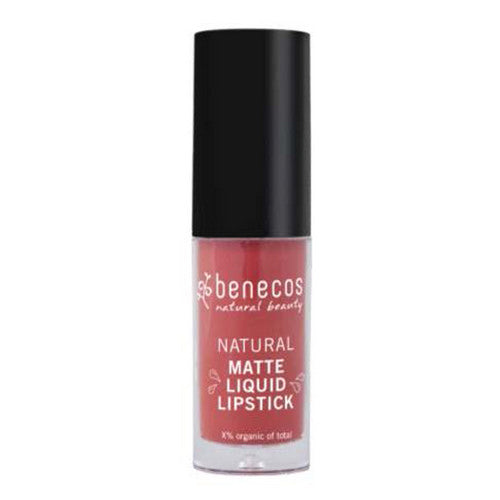Matte Liquid Lipstick  Rosewood romance 5 Ml by benecos