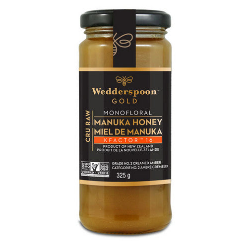 Raw Manuka Honey KFactor16 325 Grams by Wedderspoon