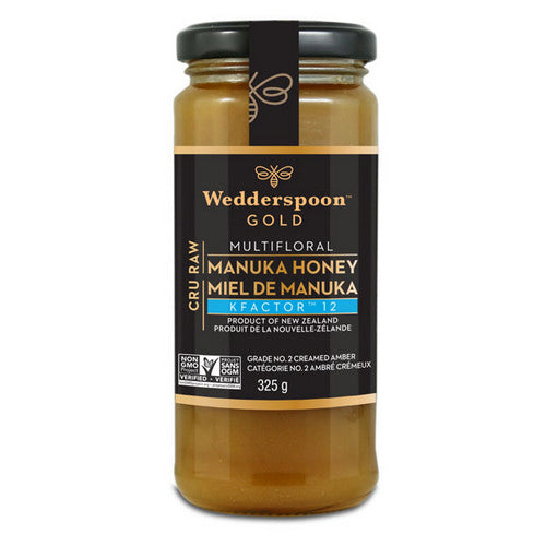 Raw Manuka Honey KFactor12 325 Grams by Wedderspoon
