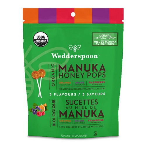 Org Manuka Honey Pops Variety Pack 120 Grams by Wedderspoon