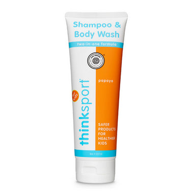 ThinkSport, Kids Shampoo & Body Wash Papaya, 237 Ml