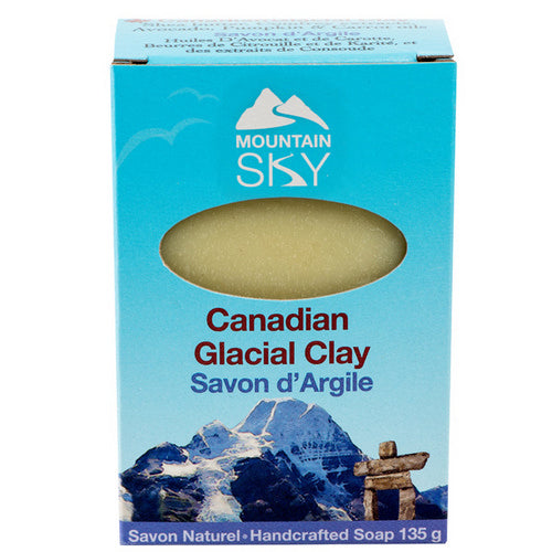 Canadian Glacial Clay Bar Soap 135 Grams by Mountain Sky Soaps