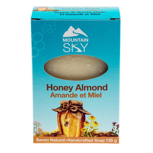 Honey Almond Bar Soap 135 Grams by Mountain Sky Soaps