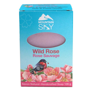 Wild Rose Bar Soap 135 Grams by Mountain Sky Soaps