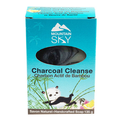 Charcoal Cleanse Bar Soap 135 Grams by Mountain Sky Soaps