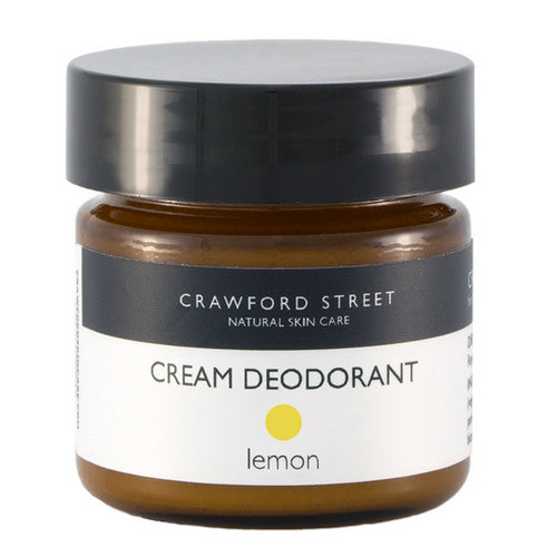 Cream Deodorant Lemon 30 Ml by Crawford Street Skin Care