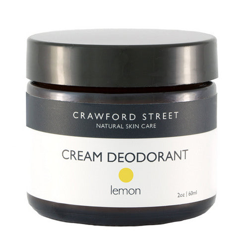 Cream Deodorant Lemon 60 Ml by Crawford Street Skin Care