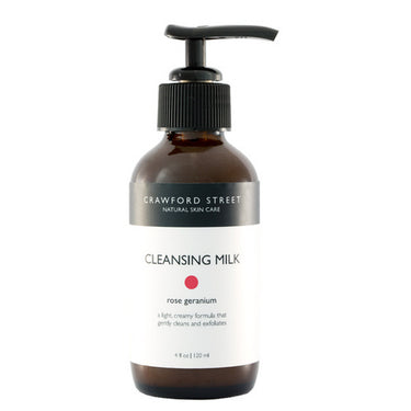 Cleansing Milk Rose Geranium 120 Ml by Crawford Street Skin Care
