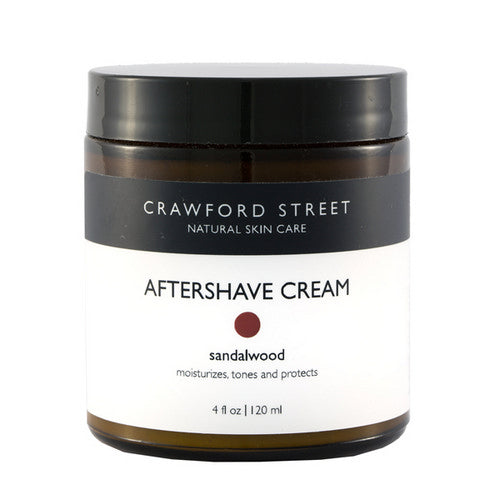 Aftershave Cream Sandalwood 120 Ml by Crawford Street Skin Care