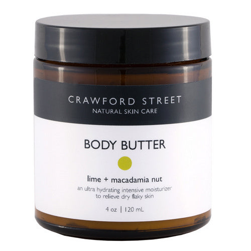 Body Butter Lime + Macadamia Nut 120 Ml by Crawford Street Skin Care