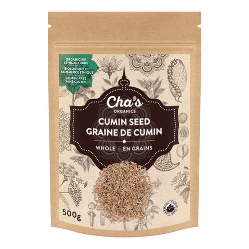 Cumin Seed Whole 500 Grams by Chas Organics